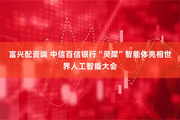 富兴配资端 中信百信银行“灵犀”智能体亮相世界人工智能大会