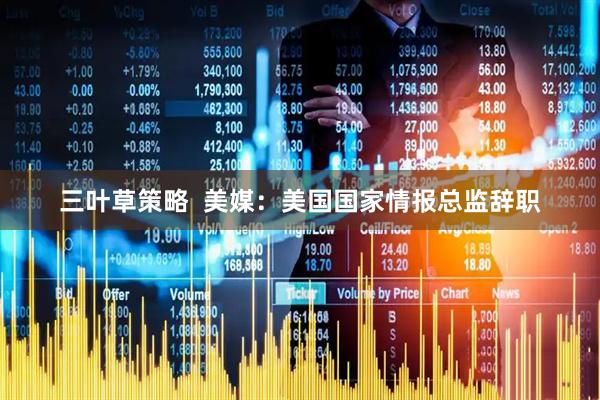 三叶草策略  美媒：美国国家情报总监辞职